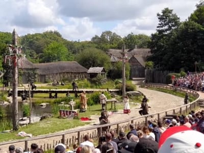 Scene of reconciliation: Saint Philbert and peace restored